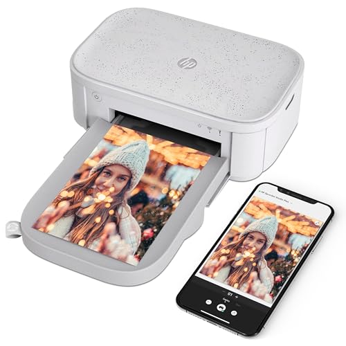 Hp Sprocket Studio Plus Stampante Wi-Fi – Stampa In Modalità Wireless Foto 4X6 Dal Tuo Dispositivo Ios E Android
