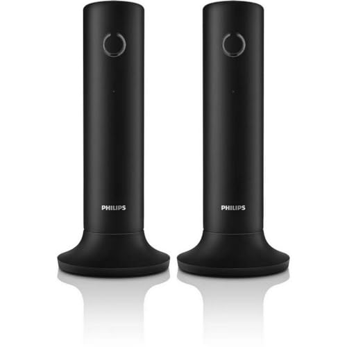 Philips Telefono Fisso Wireless Serie 4000 M4502B/34 Nero Design Da 1,6»