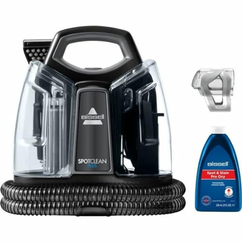 Bissell Spot Clean Plus 3724N - Distacco, Pulito E Aspirato - Luce E Compatta - Tubo 2,20 M