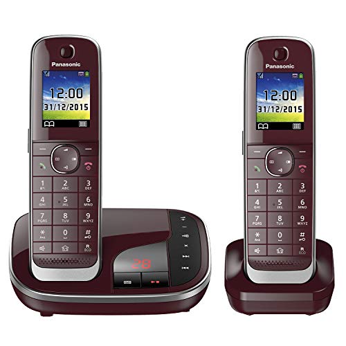 Panasonic Kx-Tgj322Gr Telefono Fisso, Nero