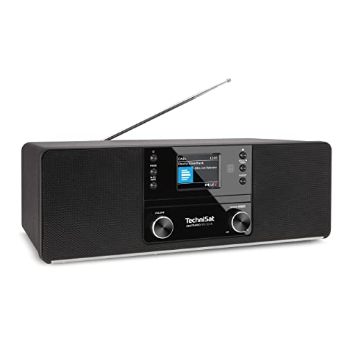 Technisat Digitradio 370 Cd Ir Internet Radio Stereo (Dab+, Fm, Lettore Cd, Wlan, Bluetooth, Display A Colori, Usb, Aux, Presa Per Cuffie, Sveglia, 10