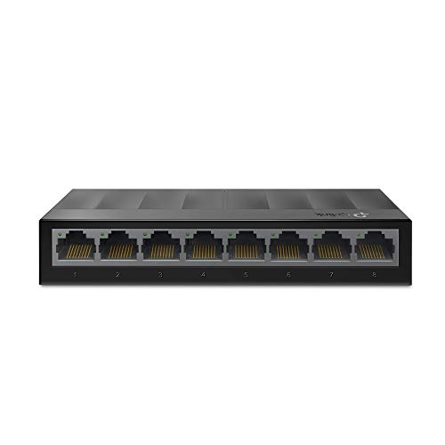 Tp-Link Ls1008G Switch 8 Porte 10/100/1000Mbps, Struttura In Plastica