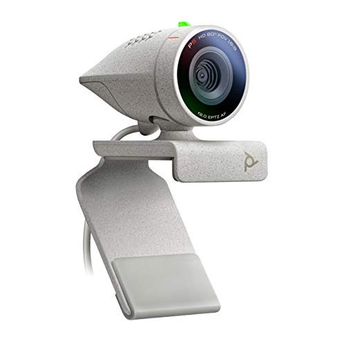 Poly Studio P5 - Webcam Professionale Hd (Plantronics) - Videocamera Per Videoconferenze Hd 1080P