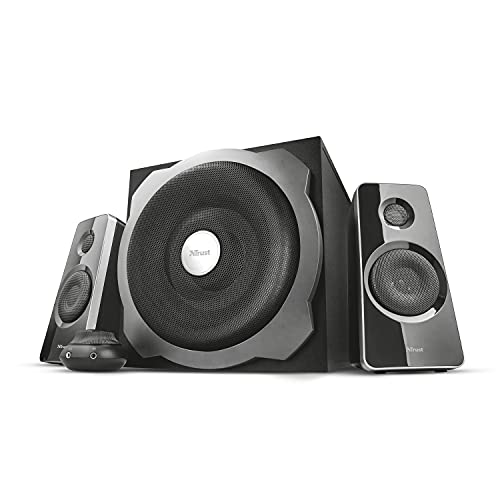 Trust Tytan Set Altoparlanti 2.1 Con Subwoofer, Risparmio Energia, Standard, Nero
