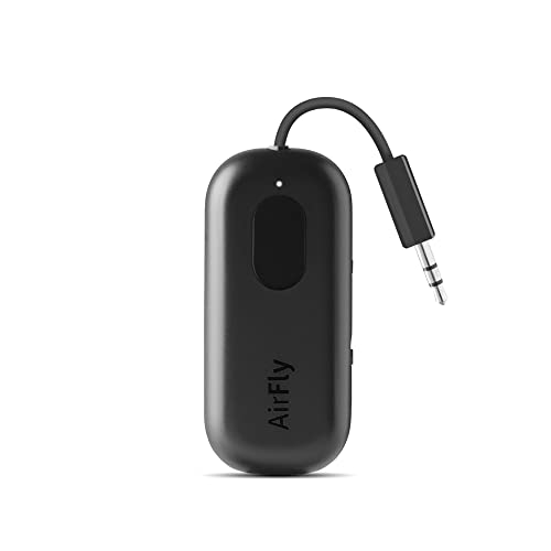 Twelve South Airfly Pro - Trasmettitore/Ricevitore Audio Wireless Bluetooth Per Un Massimo Di 2 Airpod/Cuffie, Utilizzabile Con Qualsiasi Jack Audio D