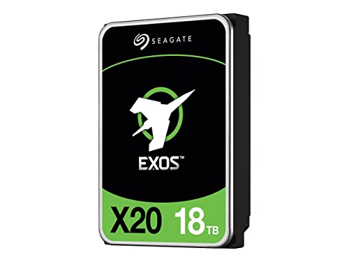 Seagate Exos X20, 18Tb, 3,5 Pollici Sata 6Gb/S, 7200 Rpm, 2,5M Mtbf, 512E E 4Kn Fastformat, Disco Rigido A Bassa Latenza Con Cache Avanzata (St18000Nm