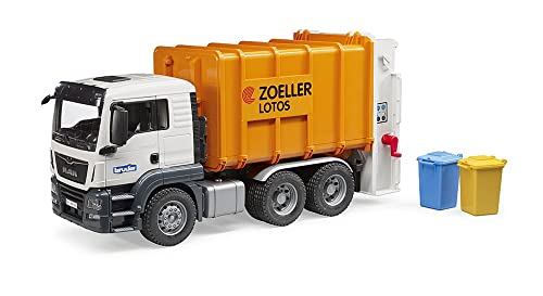 Man Tgs 26.500 Rear Loading Garbage Truck - Orange