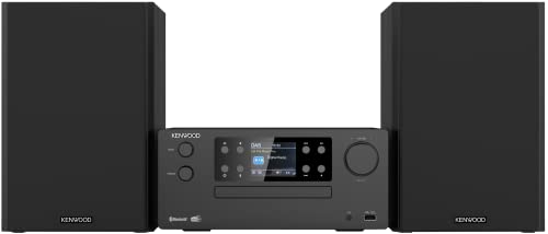 Kenwood, Sistema Micro Hifi Stereo M-925Dab, Con Sintonizzatore Radio Dab+, Fm, Lettore Cd E Presa Usb, Display A Colori 2,4", Ingresso Aux Per Sorgen