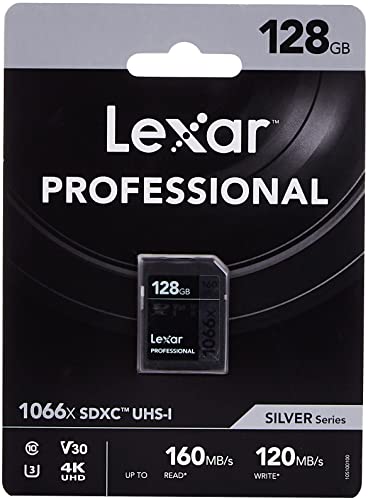 Lexar Sdxc Card 128Gb Professional 1066X Uhs-I V30 U3