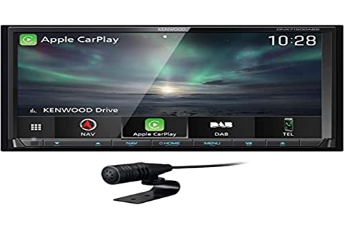 Kenwood Dnx7190Dabs Navigatore 17,6 Cm (6.95") Touch Screen Tft Fisso Nero 2,5 Kg