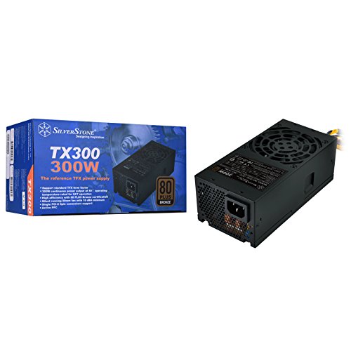 Silverstone Sst-Tx300 - Tfx Serie, 300W, Alimentatore Per Pc 80 Plus Bronze, Rumore Basso, Vebtola Da 80Mm
