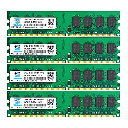 Motoeagle 4X2Gb Ddr2 800Mhz Pc2-6300 Pc2 6400 6400U 8Gb Kit Ddr2 800 240-Pin Dimm Desktop Memoria