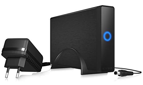 Icy Box Custodia Esterna Da 3,5 Pollici Per Hard Disk, Connessione Usb-C 3.1 (Gen 2, 10 Gbit/S), Piedistallo, Alluminio, Plastica, Ib-377-C31