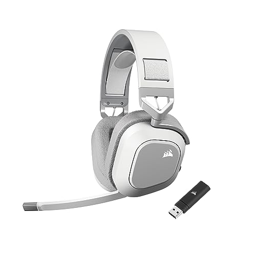 Corsair Hs80 Max Cuffie Da Gioco Multipiattaforma Senza Fili Con Bluetooth - Dolby Atmos - Microfono Omnidirezionale - Compatibile Con Icue - Pc, Mac,