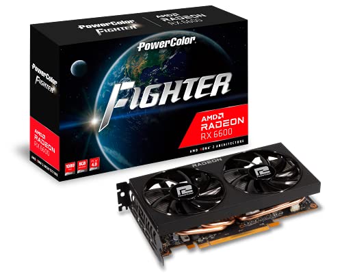Powercolor Axrx 6600 8Gbd6-3Dh Graphics Card Amd Radeon Rx 6600 8 Gb Gddr6