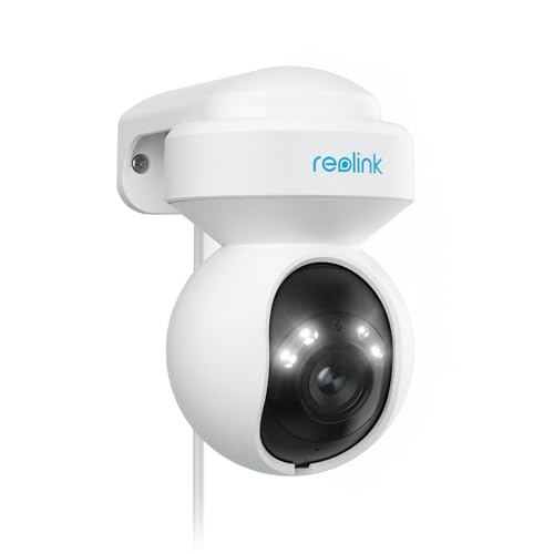 Reolink 4K Ptz Telecamera Poe Per Esterno Con Faretti Di Movimento, Zoom Ottico 3X, Rilevamento Di Persone/Veicoli/Animali Domestici, Audio Bidirezion