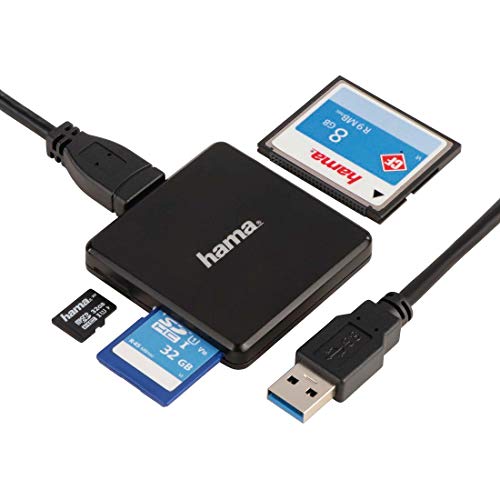 Hama, Lettore Per Schede Di Memoria, 35 In 1 Schwarz Multi Usb 3.0