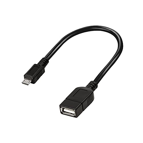Logilink Aa0035 Cavo Usb 0,2 M Micro-Usb B Usb A Nero