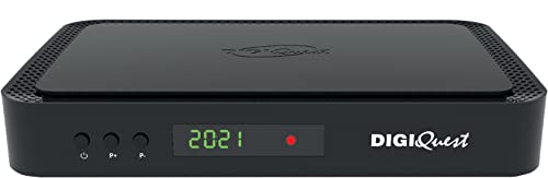 Digiquest Decoder Tivùsat Q90 On Demand 4K, Doppio Tuner, Dvb-T2, Dvb-S2, Videoregistratore Pvr,Nero, Inclusa Tessera Tivusat 4K