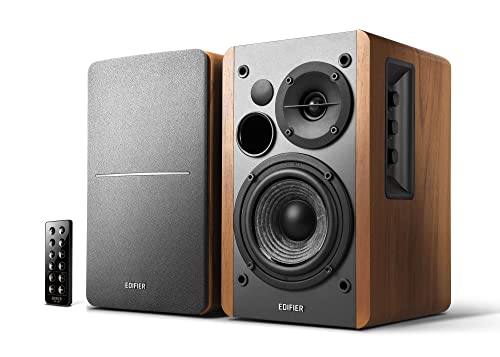 Edifier R1280Db Diffusori Da Scaffale Azionati Via Bluetooth - Ingresso Ottico - Monitor Da Studio Wireless - Casse Nearfield Da 4 Pollici - 42W Rms -