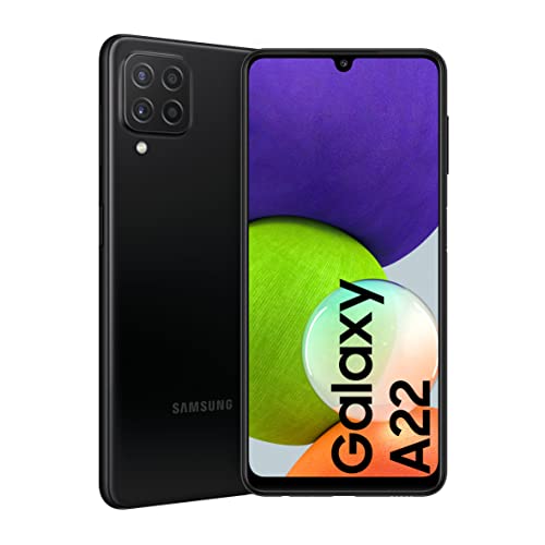 Samsung Galaxy A22 4G Smartphone 6,4 Pollici, Display Infinity-U Hd+, Telefono Cellulare Android 11, Tripla Fotocamera Posteriore, 4Gb Ram E 64Gb, Bat