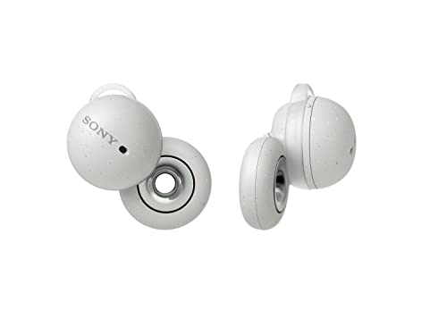 Sony Linkbuds | Cuffie True Wireless, Connessione Multipoint, Batteria Fino A 17,5H, Resistenza Ipx4, Alexa, Google Assistant E Siri- Bianco