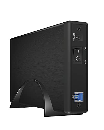 Icy Box Custodia Esterna Per 1X Disco Rigido Da 3,5 Pollici, Connessione Usb 3.0 (Uasp), Sata-Iii (6 Gbit/S), In Alluminio, Ib-377U3