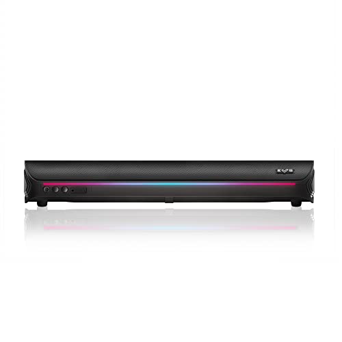 Energy Sistem Gaming Soundbar Esg 2 Sonar Barra Del Suono (Sistema Audio Stereo Gamer Con 10 W Di Potenza Diverse Sequenze Di Luci Rgb, Bluetooth 5.0.