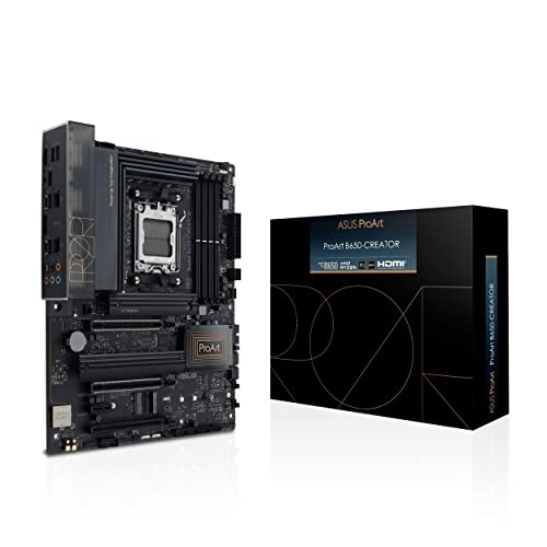 Asus Proart B650-Creator Scheda Madre Atx Ryzen Am5, Ddr5, Pcie 5.0 M.2, 2,5 Gb Ethernet, Tre Slot M.2, Usb-C Displayport, Usb 3.2 Gen 2X2, Quick Char