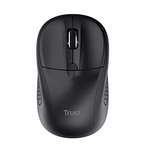 Trust Primo Mouse Bluetooth, Mouse Wireless Per Laptop, 1000-1600 Dpi, Per Mano Sinistra E Destra, Batterie Incluse, Mouse Senza Fili Compatto Per Pc,