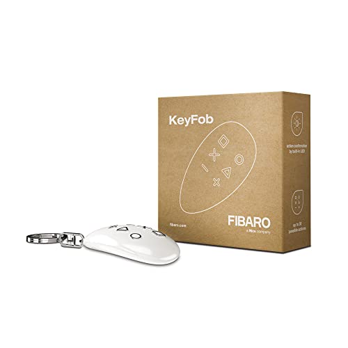 Fibaro Keyfob/Il Telecomando Z-Wave Plus, Fgkf-601, Bianco