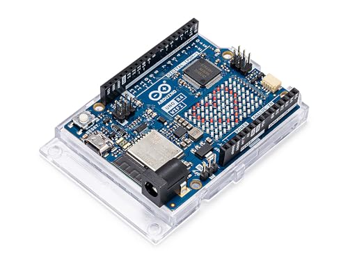 Arduino Uno R4 Wifi [Abx00087] - Renesas Ra4M1 / Esp32-S3 - Wi-Fi, Bluetooth, Usb-C, Can, Dac, Op Amp, Connettore Qwiic, Matrice Led 12X8