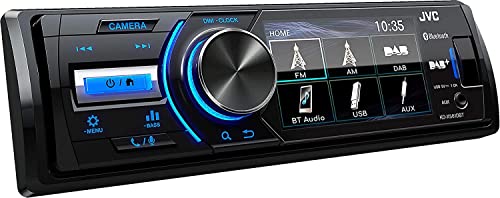 Jvc Kd-X561Dbt Digital Media Receiver Con Monitor Da 3", Tuner Dab+ Integrato E Interfaccia Bluetooth, Compatibilità Ipod/Iphone, Front Usb, Aux Input