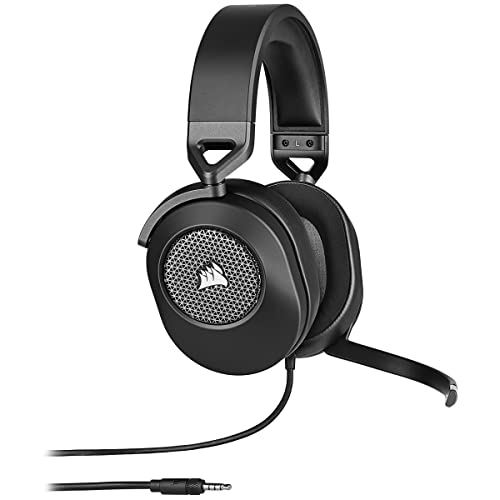 Corsair Hs65 Surround Cuffie Da Gioco Cablate Multipiattaforma - Dolby 7.1 Suono Surround - Sonarworks Soundid - Compatibili Con Icue - Pc, Mac, Ps5, 