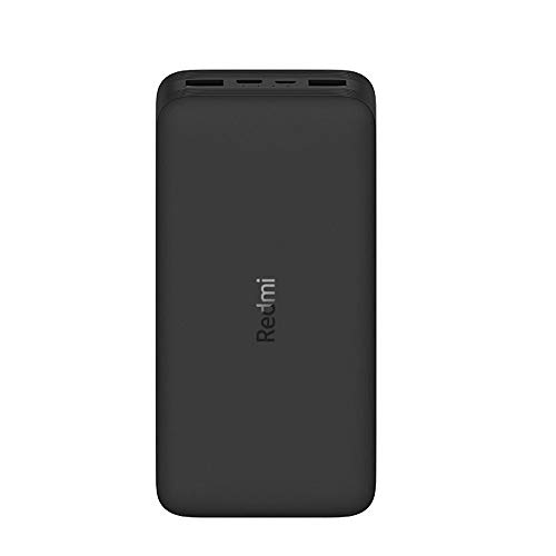 Batteria Esterna Xiaomi Redmi 18 W Fast Charge Black - 20000 Mah - Ingresso Micro Usb/Usb Tipo C - Uscita 2 X Usb-A