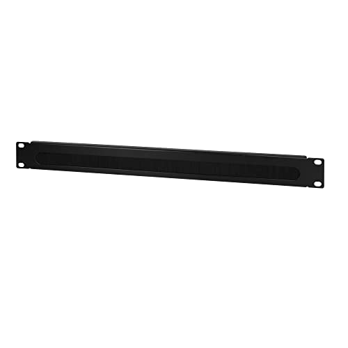 Logilink Professional Orceb1B - Pannello Passacavo Da 19 Pollici, 1 U, Colore Nero Ral9005