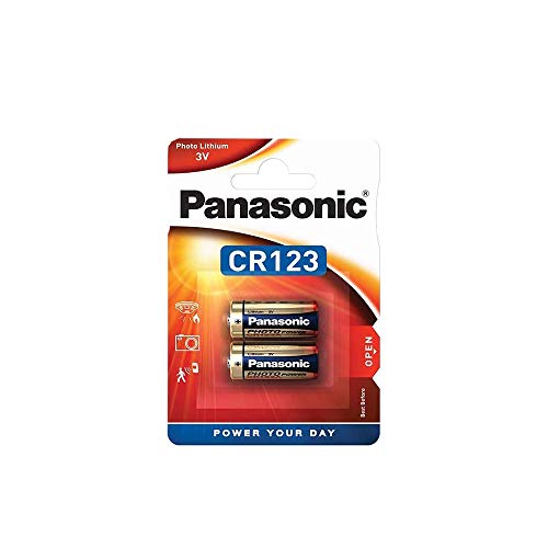 Panasonic Cr-123Al/2Bp Pile Monouso, Blister Da 2 Pezzi