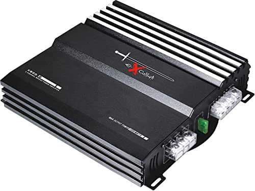 Excalibur X500.2 - Amplificatore Auto 2 Canali Hifi Stereo - 2X 500 Watt Mosfet Amplificatore Audio Con Bass Boost - 1000 Watt Massimo - Crossover Var