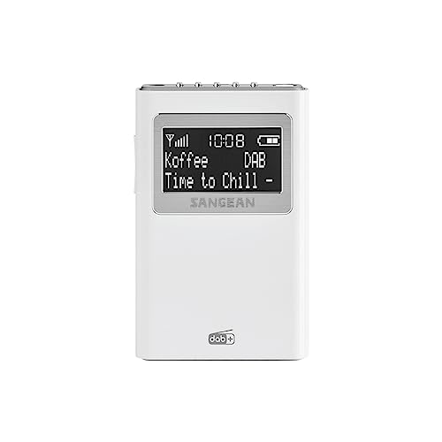 Sangean A500313 Radio Dpr-39, Bianco