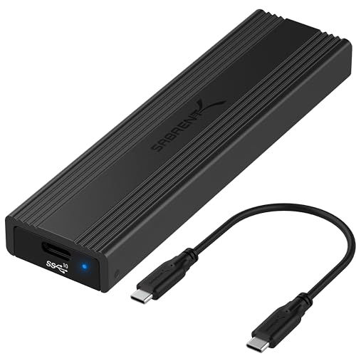 Sabrent Case Ssd, Da Cavo Usd Tipo C A Ssd Esterno M.2 Nvme, Ssd 1Tb Fino A 16Tb, Custodia Gen 2 A Pcie M2 10 Gpbs Per Ssd 2230/2242/2260/2280 M-Key N