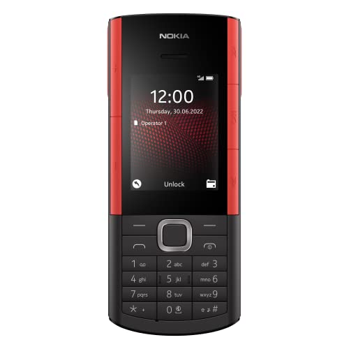 Nokia 5710 Xa - Telefono Cellulare 4G, Auricolari Wireless Integrati, Display 2.4", Fotocamera, Bluetooth, Radio Fm Wireless E Lettore Mp3, Tasti Lett
