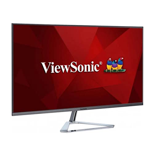Viewsonic Vx3276-Mhd-3 Monitor Ips Fhd Da 32 Pollici Con 104% Srgb, Hdmi, Displayport, Vga Eye Care Per Il Lavoro E L'Intrattenimento A Casa