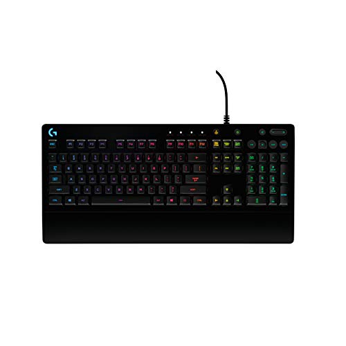 Tastiera Da Gioco Logitech G213 Prodigy, Tasti Retroilluminati Rgb Lightsync, Resistenti Agli Schizzi, Tasti Personalizzabili, Tasti Multimediali Dedi