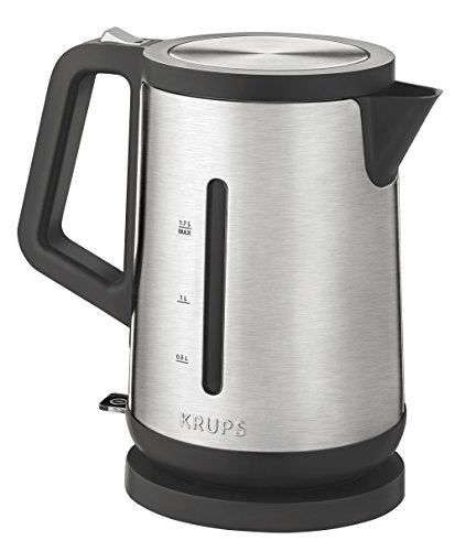 Hervidor De Agua Krups Bw 442 D 1,7 L Negro, Acero Inoxidable 2400 W