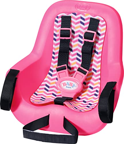 Baby Born- Zapf Creation 834329 Fahrradsitz-Puppenfahrradsitz 36Cm 43Cm Große Puppen Mit Klettsystem Für Lenker Vieler Kinderräder Und 3-Punkt-Gurt, P