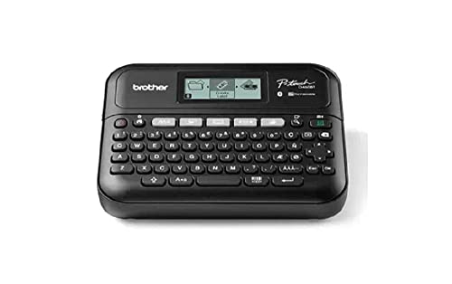 Brother Pt-D460Btvp Etichettatrice Da Tavolo Bluetooth Con Valigetta, Collegabile A Pc E Smartphone, Nastri Serie Tze Da 3.5 A 18 Mm, Include Adattato