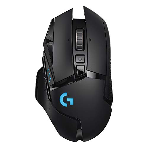 Logitech G502 Lightspeed Mouse Gaming Wireless, Sensore Hero 25K, 25.600 Dpi, Rgb, Design Leggero, 11 Pulsanti Programmabili, Batteria Lunga Durata, P