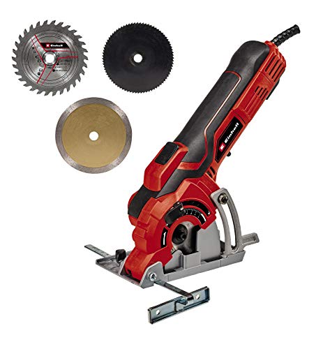 Einhell Tc-Cs 89 Kit Mini Sega Circolare Manuale (Tensione 230 V, 600 W, Giri Al Min. 6000, Lama Ø89 X Ø10, Taglio Max 27 Mm, Incl. Lama Legno 20 Dent