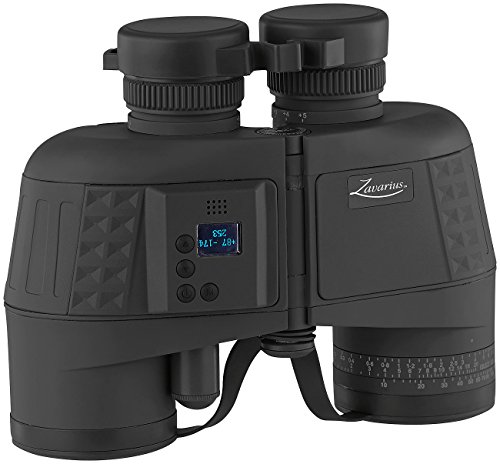 Zavarius Binocoli - Telemetro: Binocolo Marino Impermeabile 7X50 Con Display Oled, Trasmissione Del 91% (Binocolo Con Bussola, Binocolo Con Telemetro,