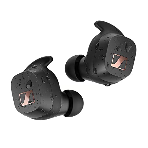 Sennheiser - Auricolari Sport True Wireless: Cuffie In-Ear Bluetooth Per Uno Stile Di Vita Attivo, Musica E Chiamate Con Acustica Adattabile, Cancella